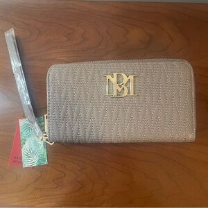 Badgley Mishka Long Wallet With Phone Pocket and‎ Wristlet NWT